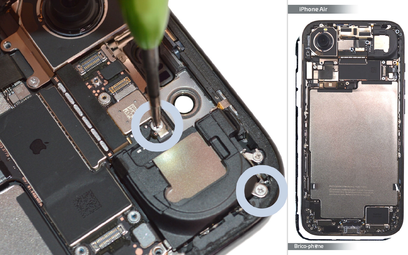 Comment changer le haut-parleur interne sur iPhone Air photo 1