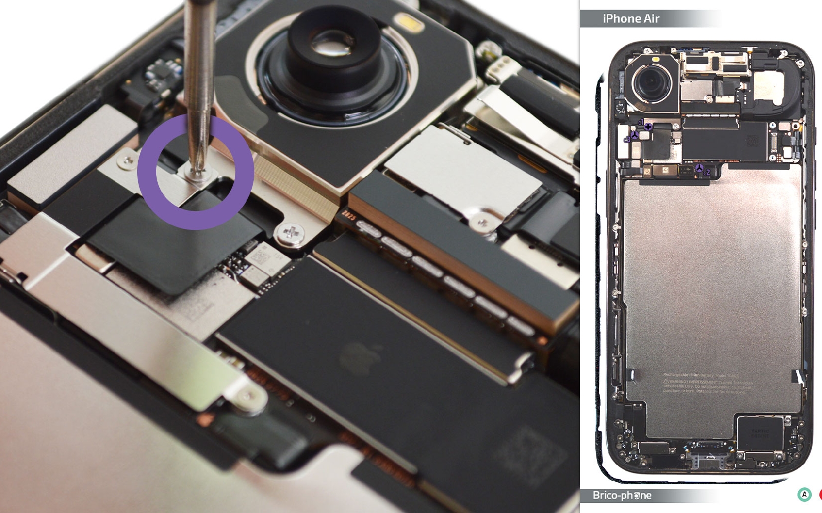 Comment changer le haut-parleur interne sur iPhone Air photo 1