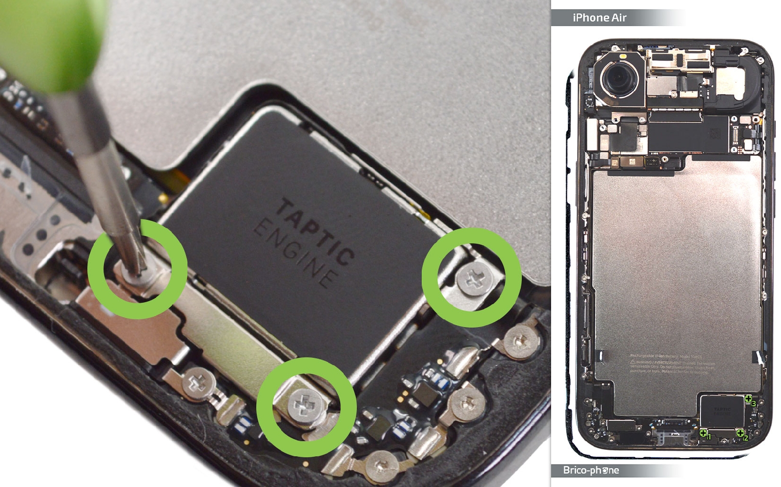 Taptic Engine sur iPhone Air photo 1