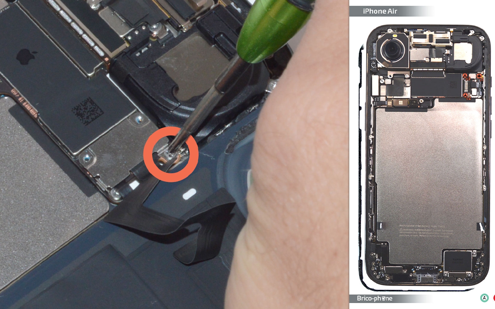 Taptic Engine sur iPhone Air photo 2