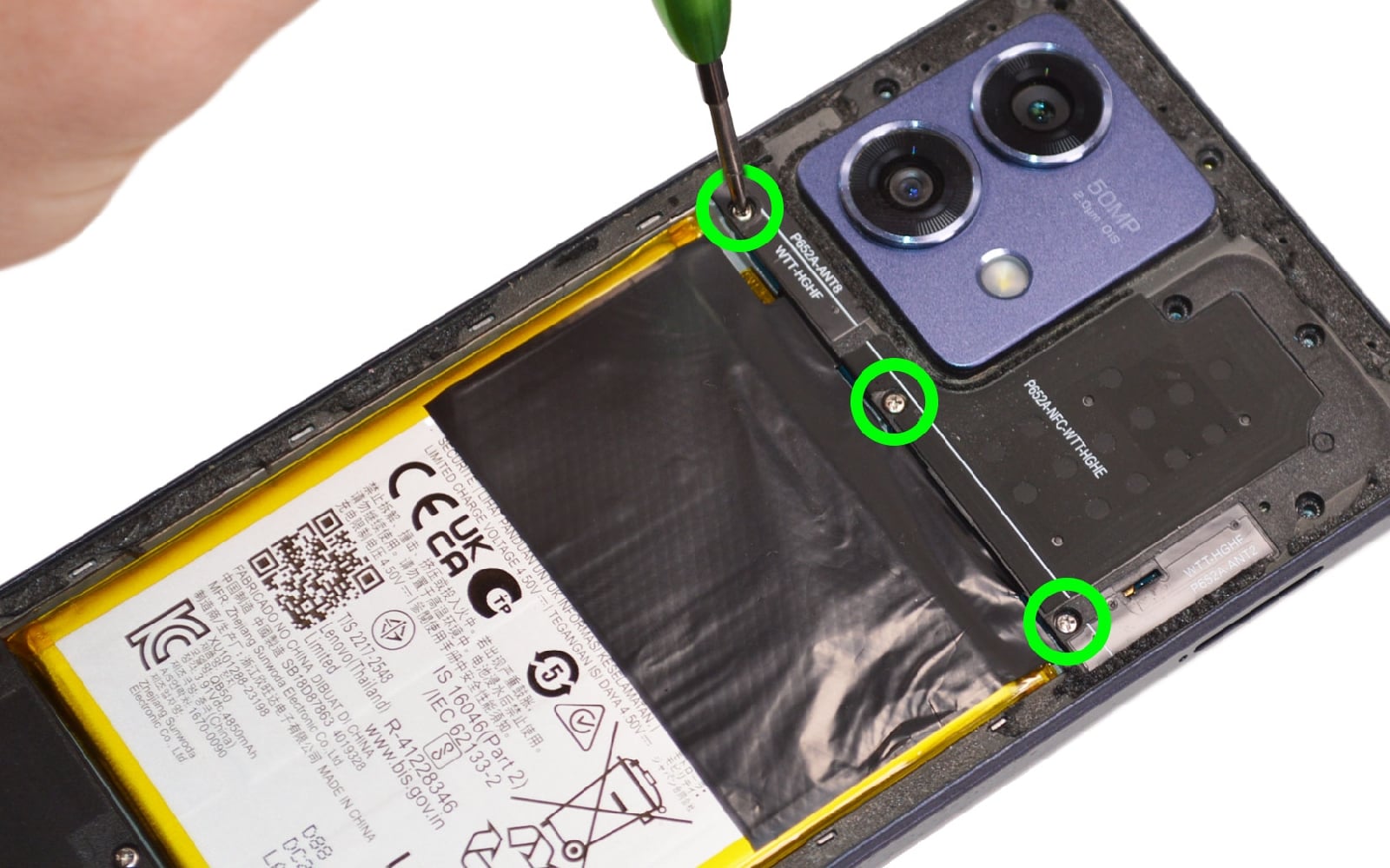 Guide de réparation sur Moto G84 photo 3