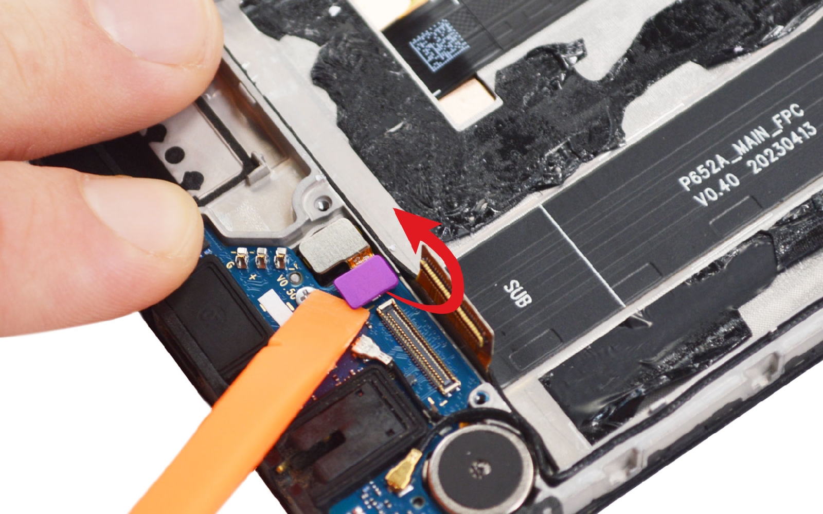 Comment remplacer le bloc écran sur Moto G84 photo 2