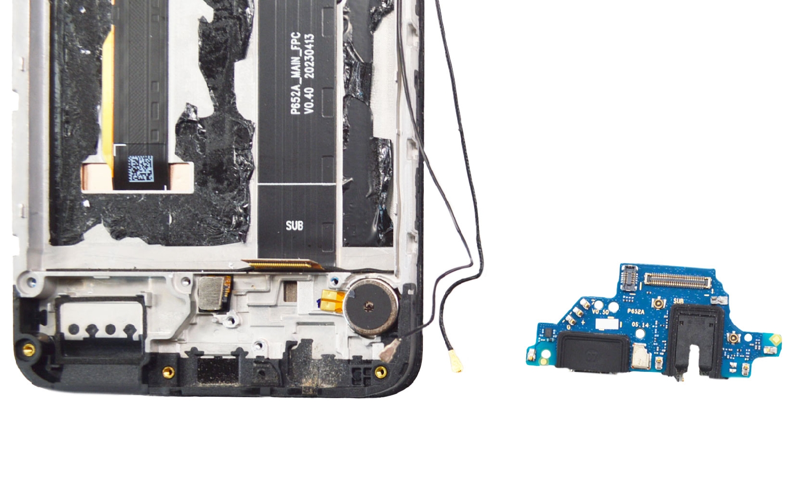 Comment remplacer le bloc écran sur Moto G84 photo 3