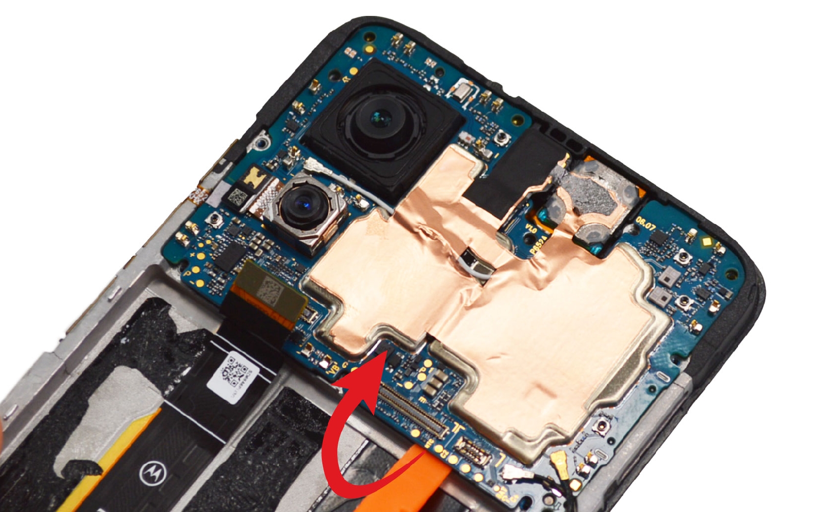 Comment remplacer le bloc écran sur Moto G84 photo 2