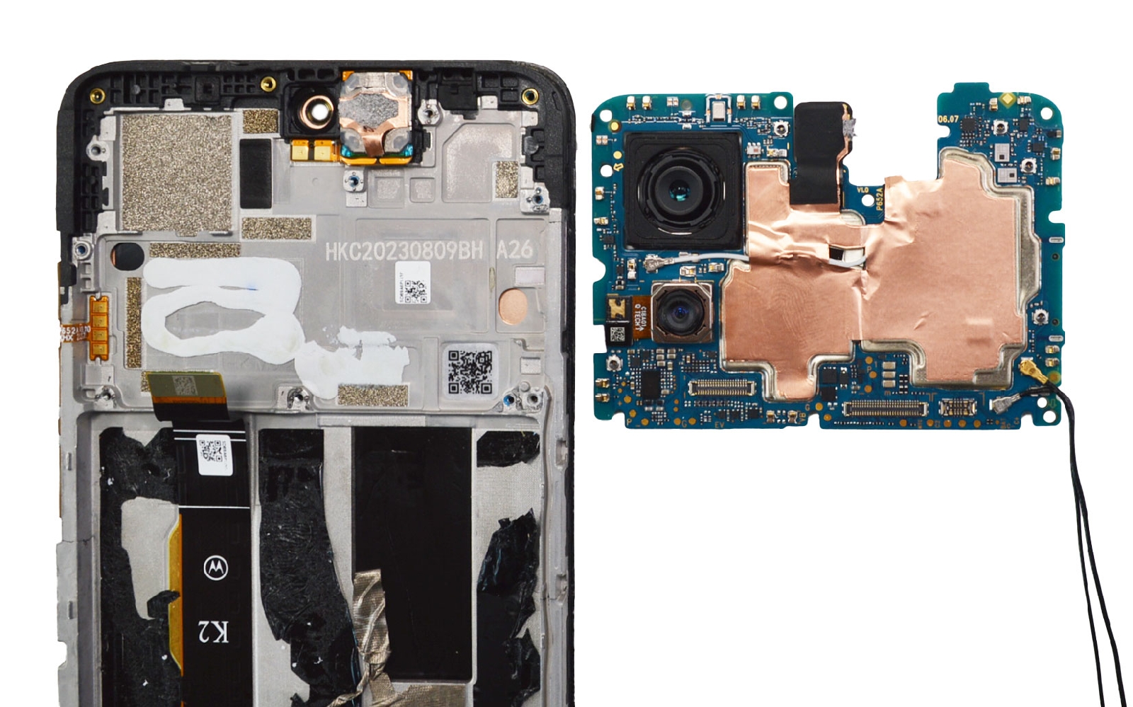 Comment remplacer le bloc écran sur Moto G84 photo 3