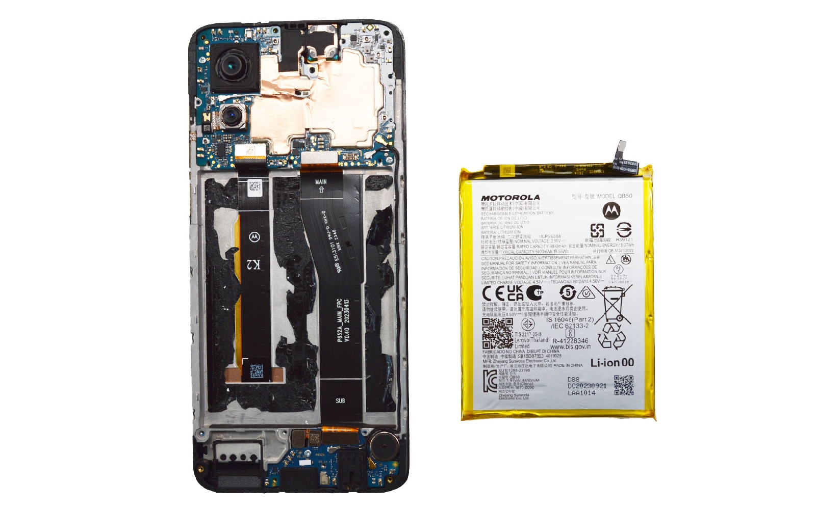 Comment remplacer le bloc écran sur Moto G84 photo 3