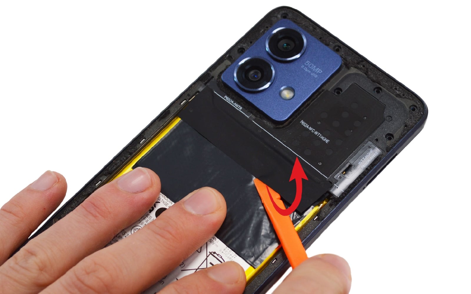 Comment changer la batterie sur Moto G84 photo 2