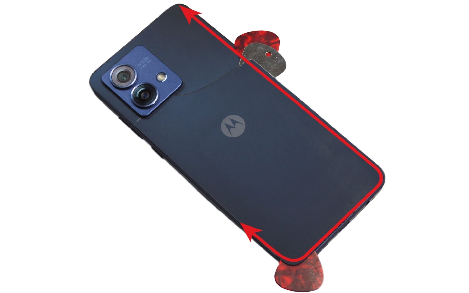 Comment changer la batterie sur Moto G84 photo 3