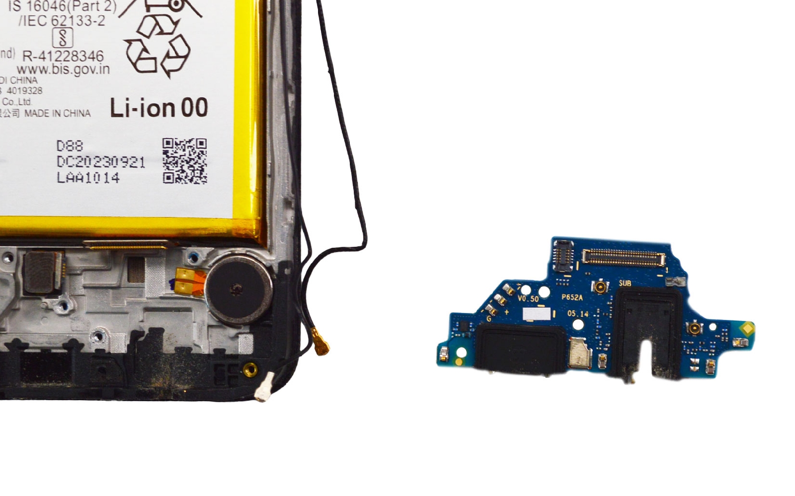 Comment changer le connecteur de charge sur Moto G84 photo 3