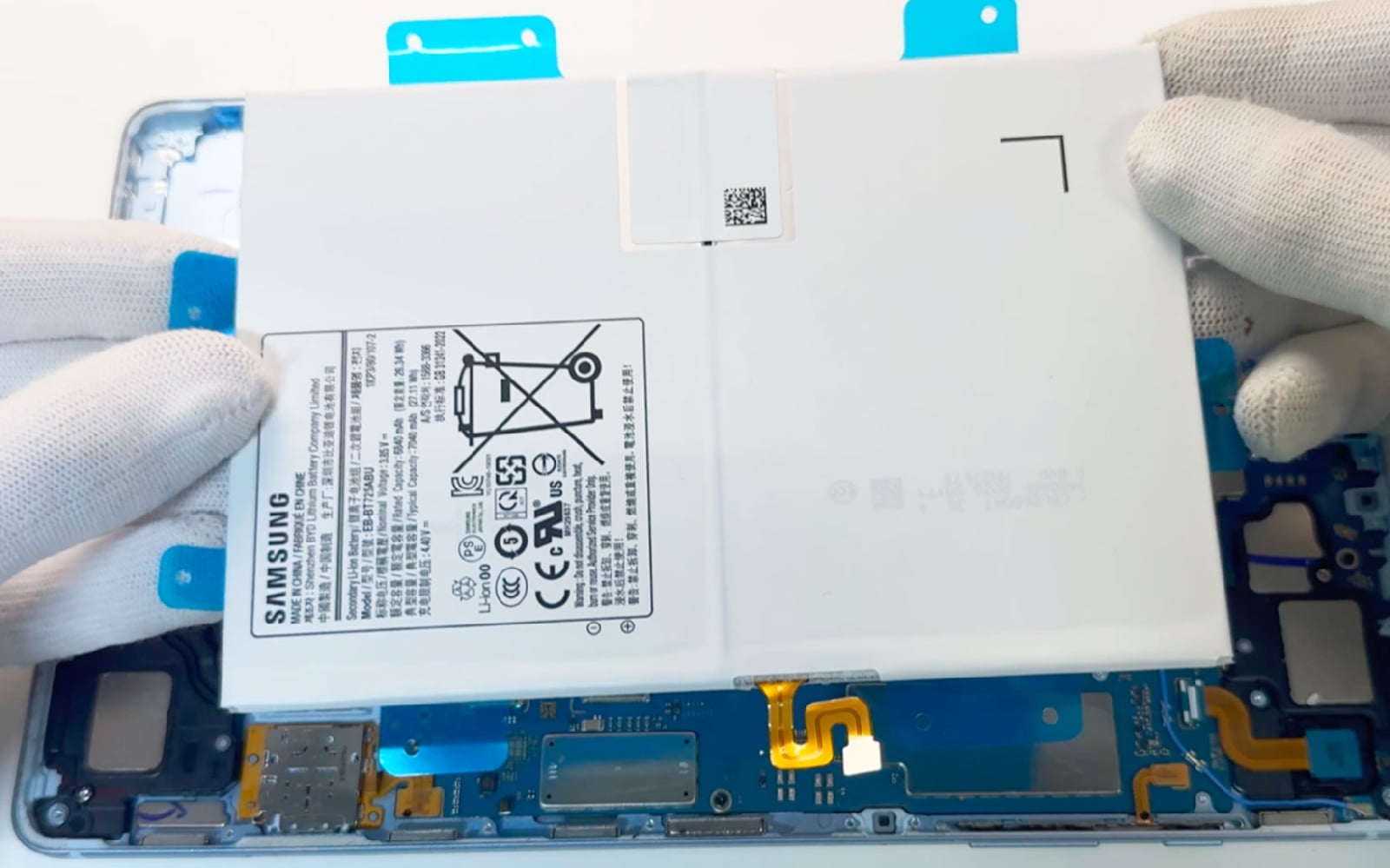 Comment changer la batterie sur Galaxy Tab S6 Lite 10-4 (SM-P610-SM-P615) photo 2