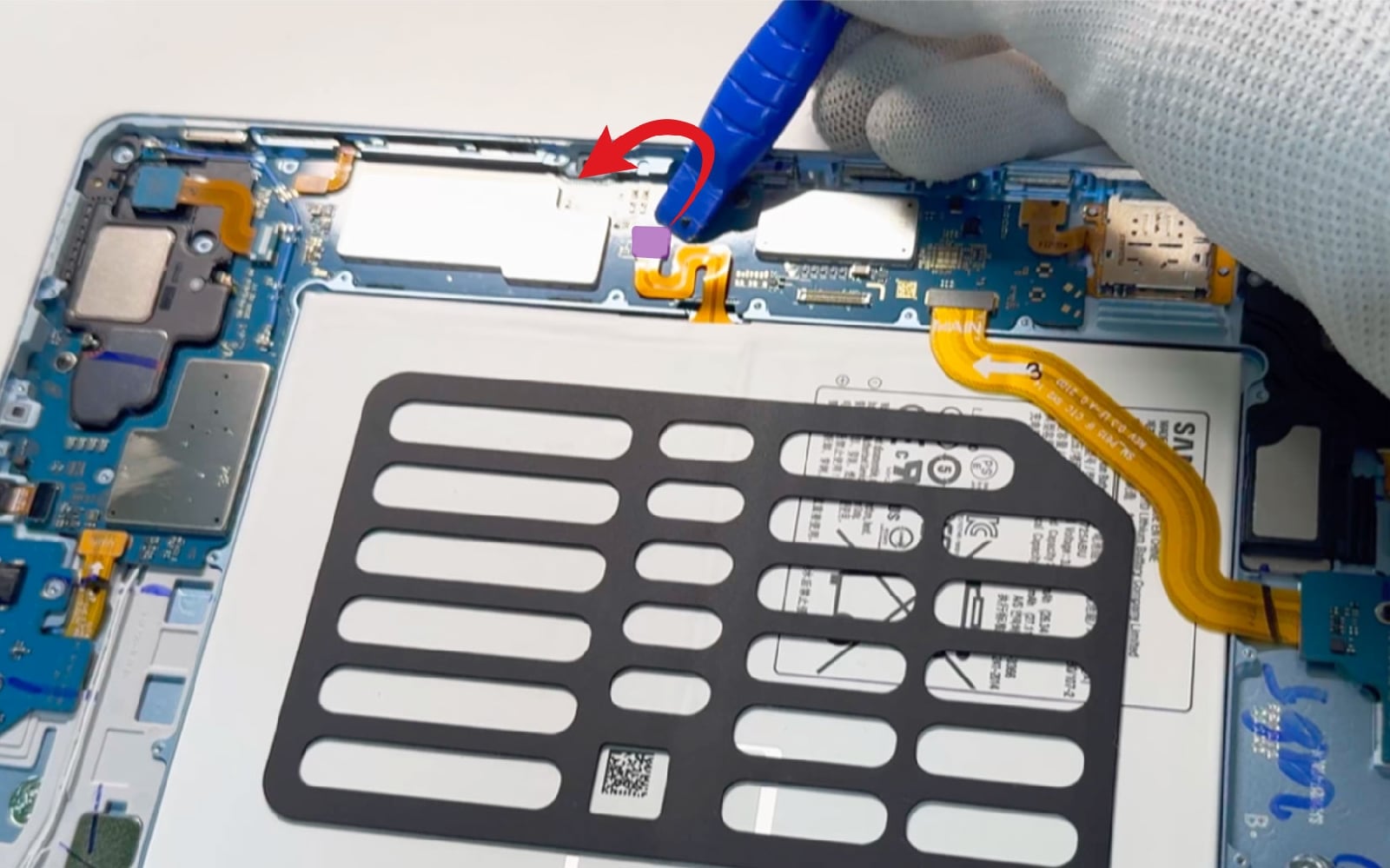 Comment changer la batterie sur Galaxy Tab S6 Lite 10-4 (SM-P610-SM-P615) photo 2