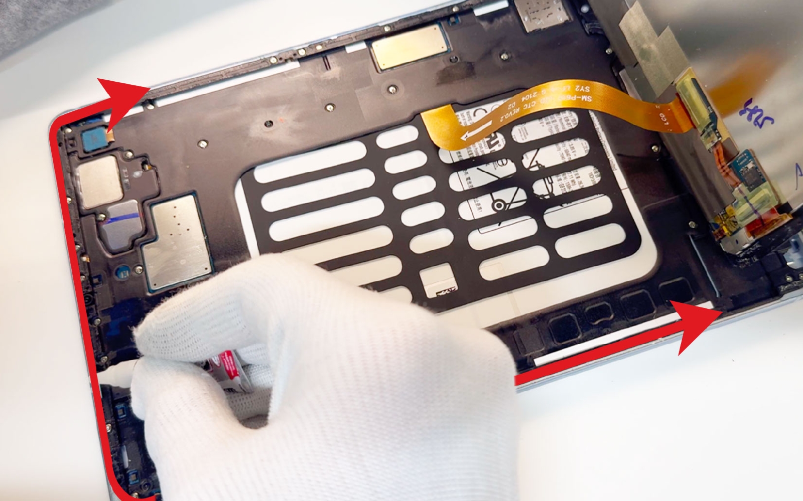 Comment changer l'écran sur Galaxy Tab S6 Lite 10-4 (SM-P610-SM-P615) photo 2