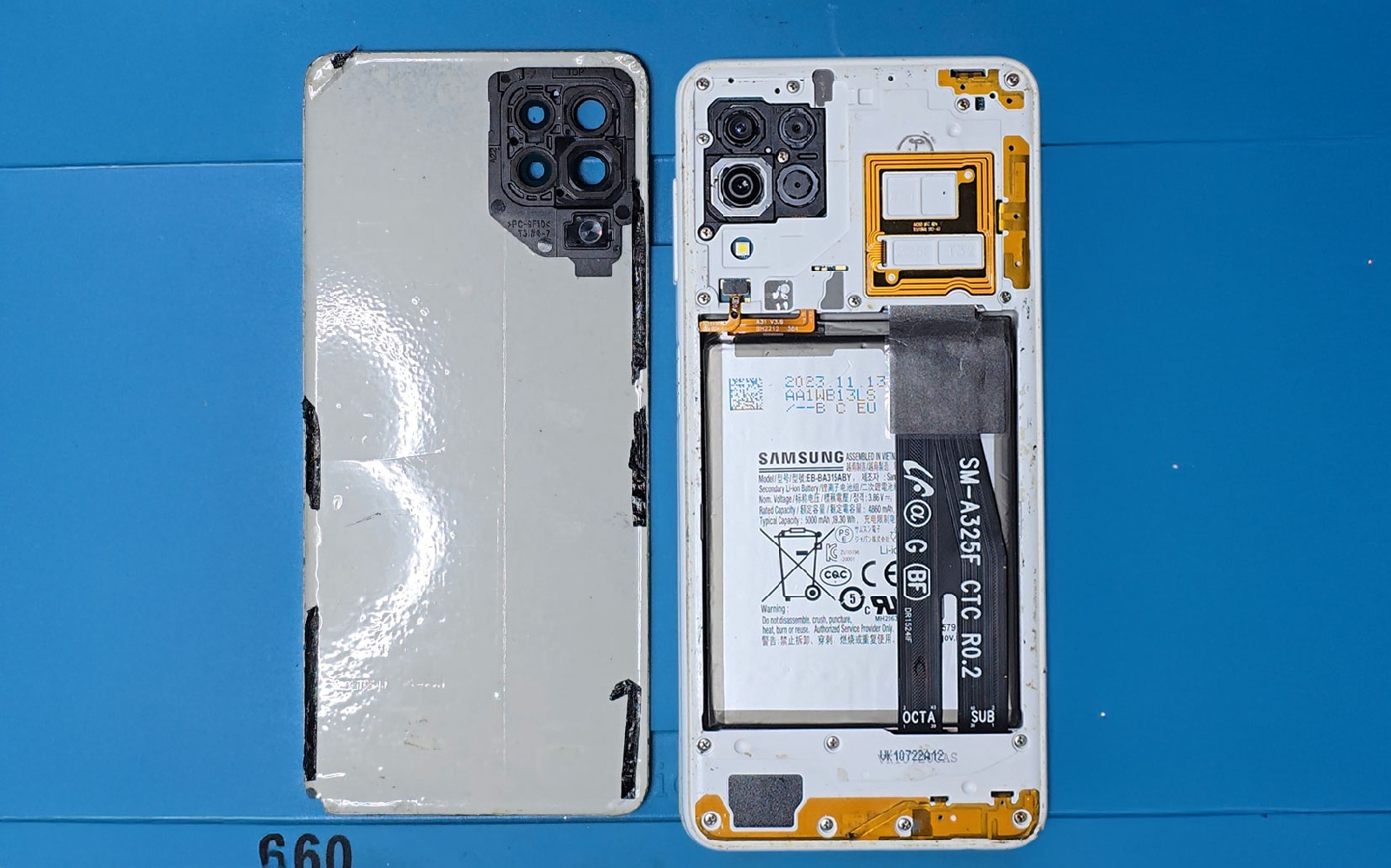 Comment changer la batterie sur Galaxy A22 photo 2