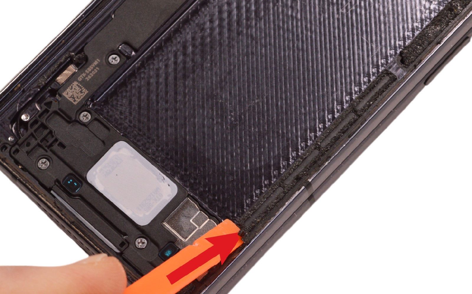 Comment changer l'écran externe et la batterie secondaire sur Galaxy Z Fold4 photo 3