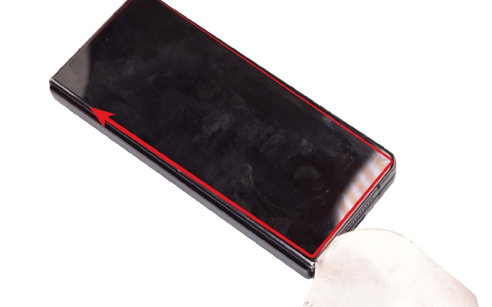 Comment changer l'écran externe et la batterie secondaire sur Galaxy Z Fold4 photo 4