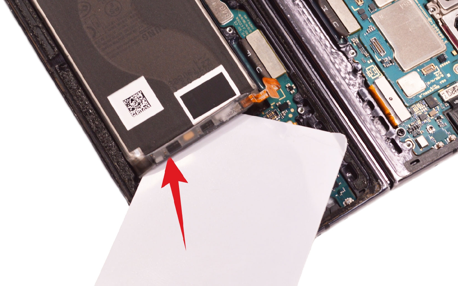 Comment changer l'écran externe et la batterie secondaire sur Galaxy Z Fold4 photo 3