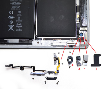 Changement de nappe Power sur iPad déjà ouvert (1ère génération) sur iPad 2 photo 1