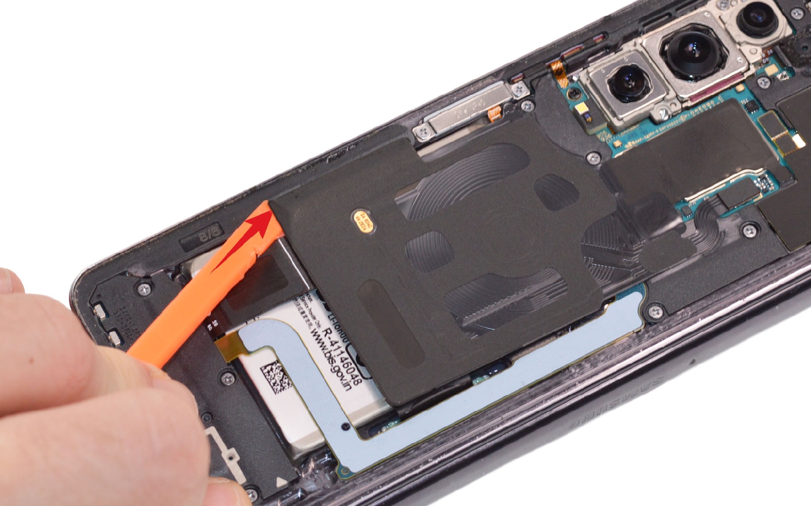 Comment changer le connecteur de charge  sur Galaxy Z Fold4 photo 2