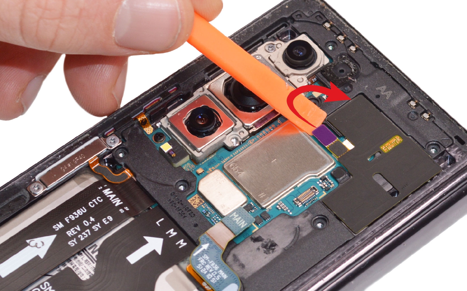 Comment changer le connecteur de charge  sur Galaxy Z Fold4 photo 2