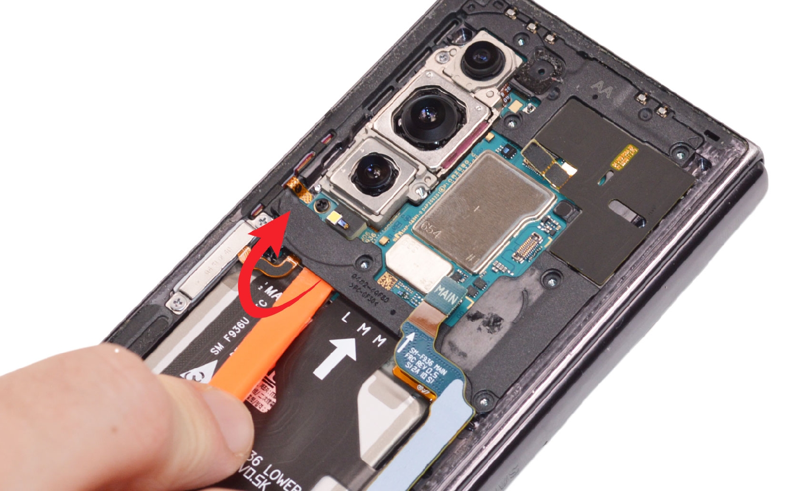 Comment changer le connecteur de charge  sur Galaxy Z Fold4 photo 3