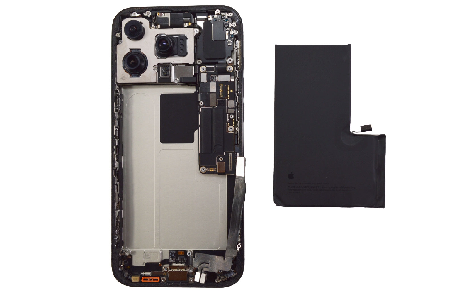 Comment changer la batterie sur iPhone 16 Pro Max photo 2