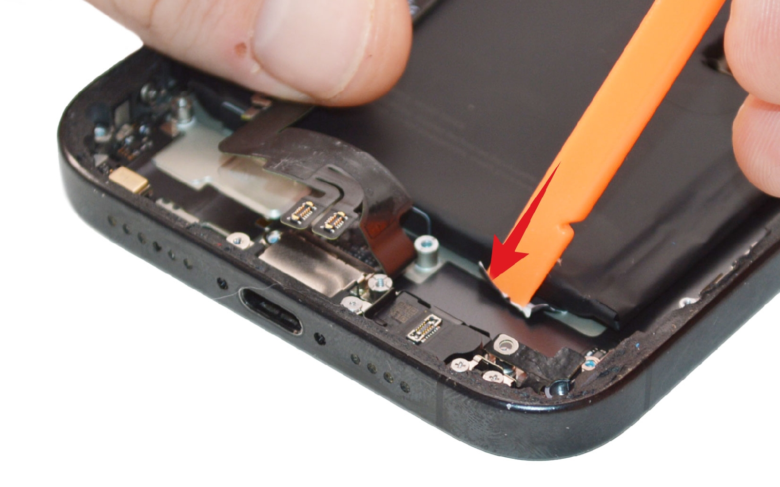 Comment changer la batterie sur iPhone 16 Pro Max photo 2