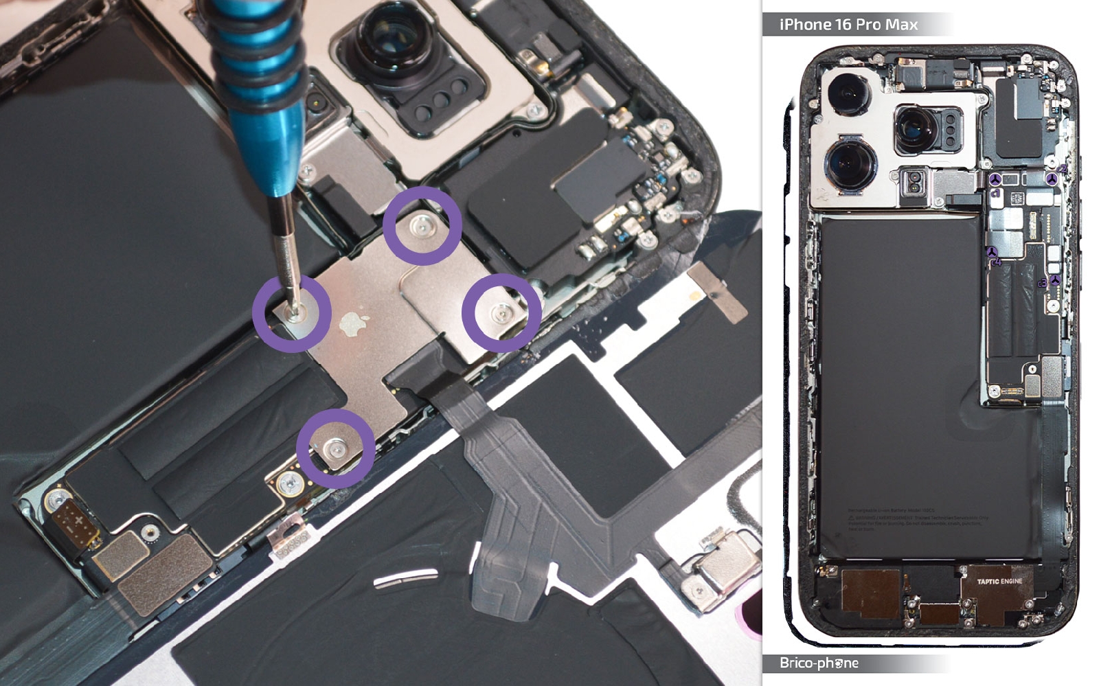 Comment changer le connecteur de charge sur iPhone 16 Pro Max photo 1
