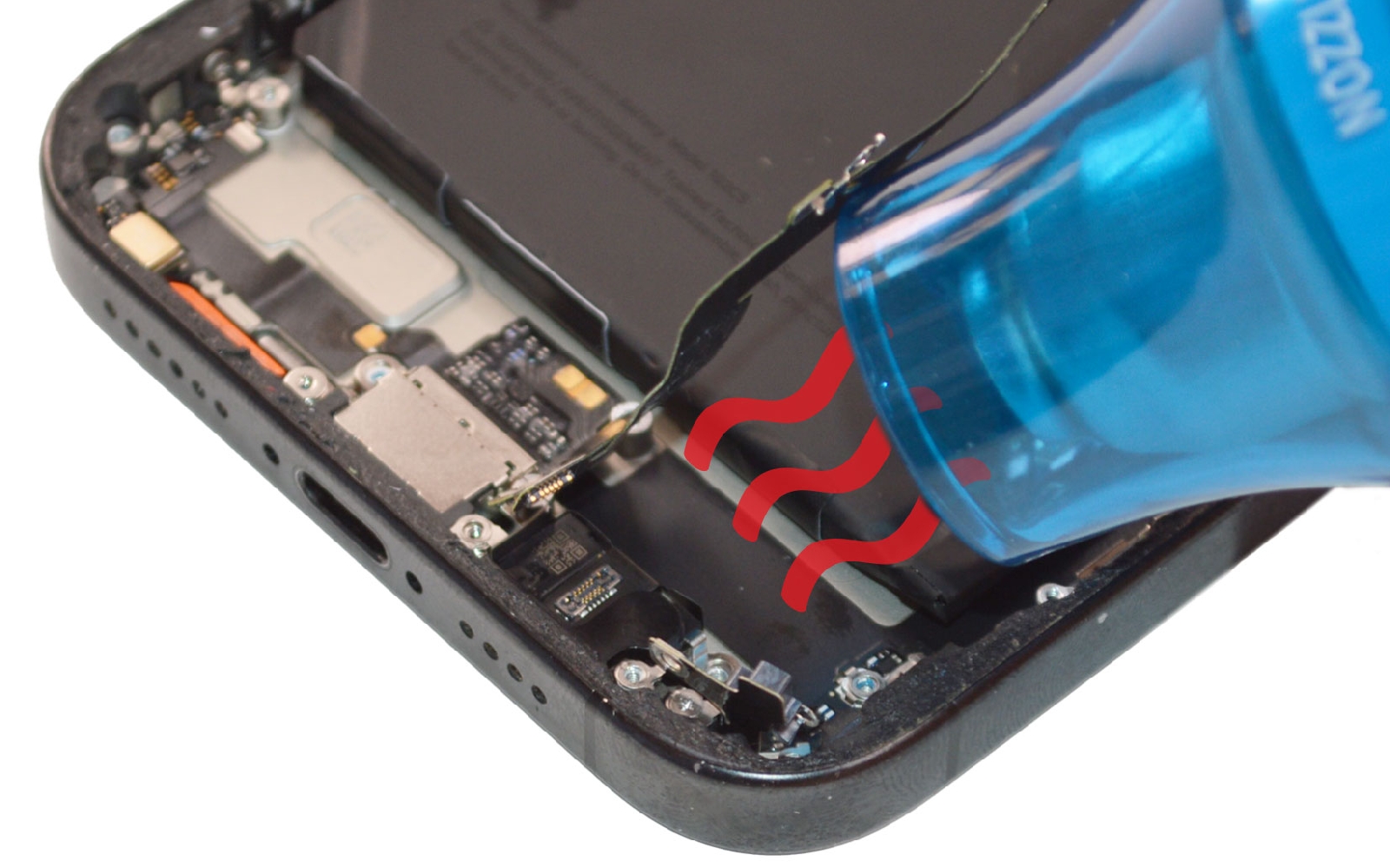 Comment changer le connecteur de charge sur iPhone 16 Pro Max photo 3