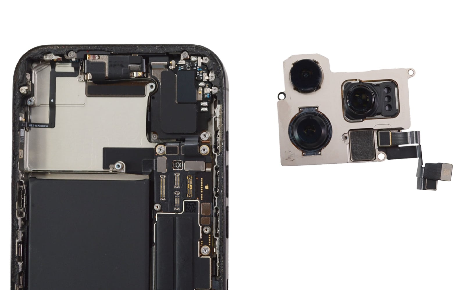 Comment changer le module des caméres arrière sur iPhone 16 Pro Max photo 4