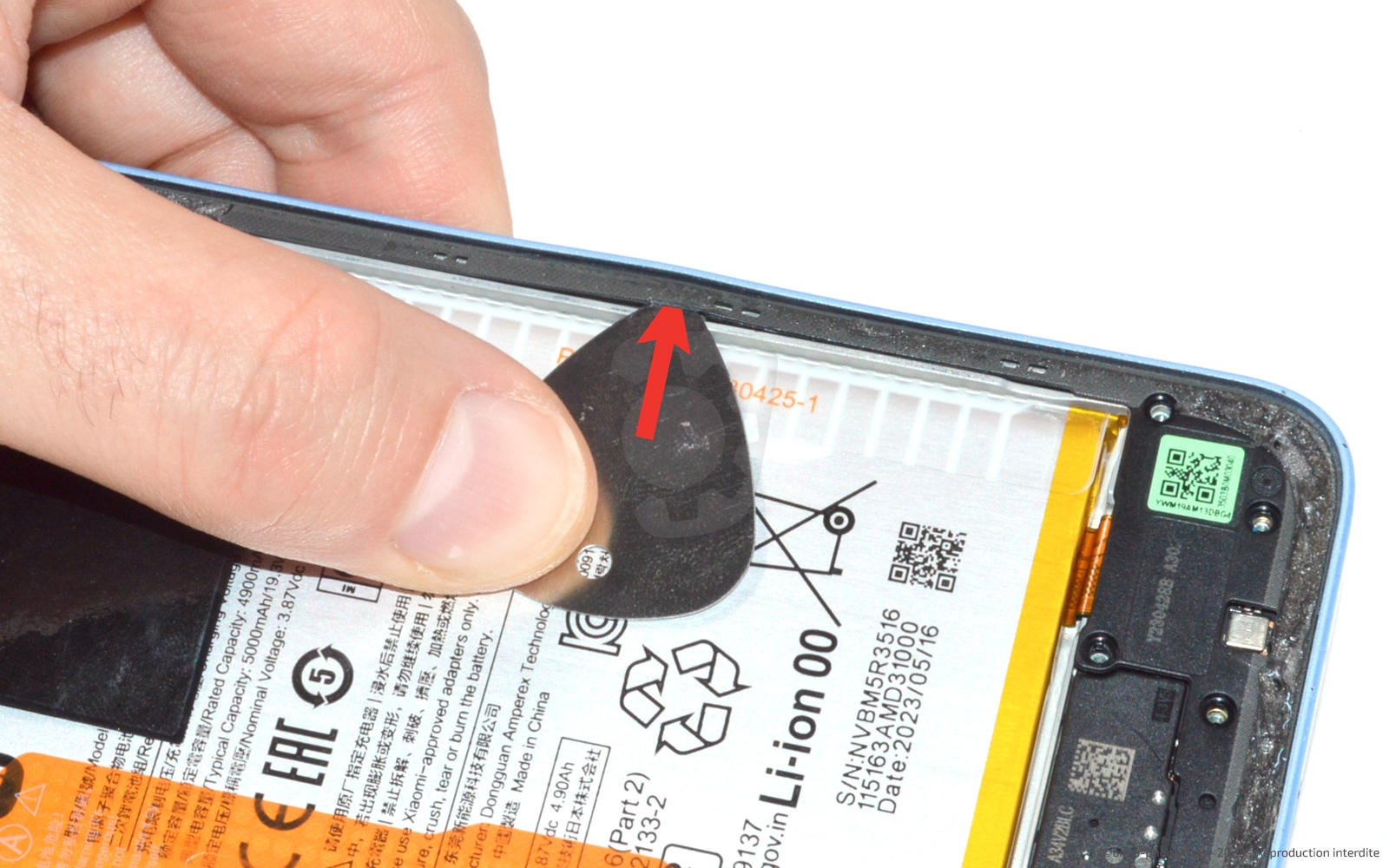 Comment changer le bloc écran sur Redmi 12 (4G et 5G) photo 1