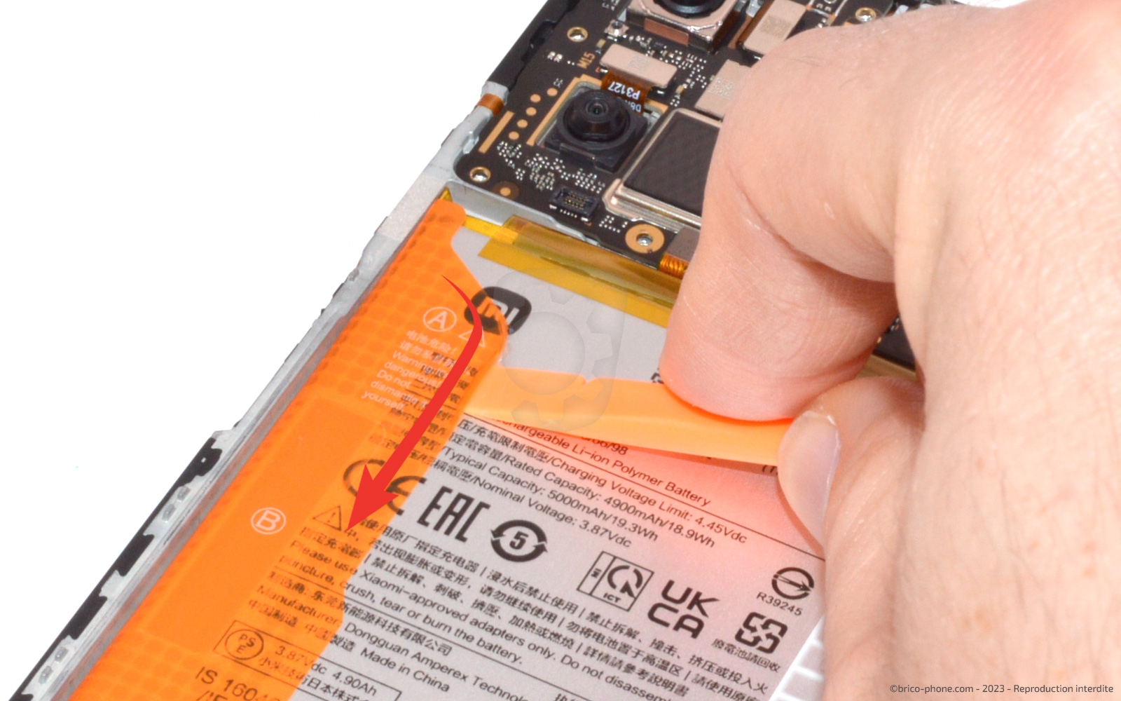 Comment changer le bloc écran sur Redmi 12 (4G et 5G) photo 2