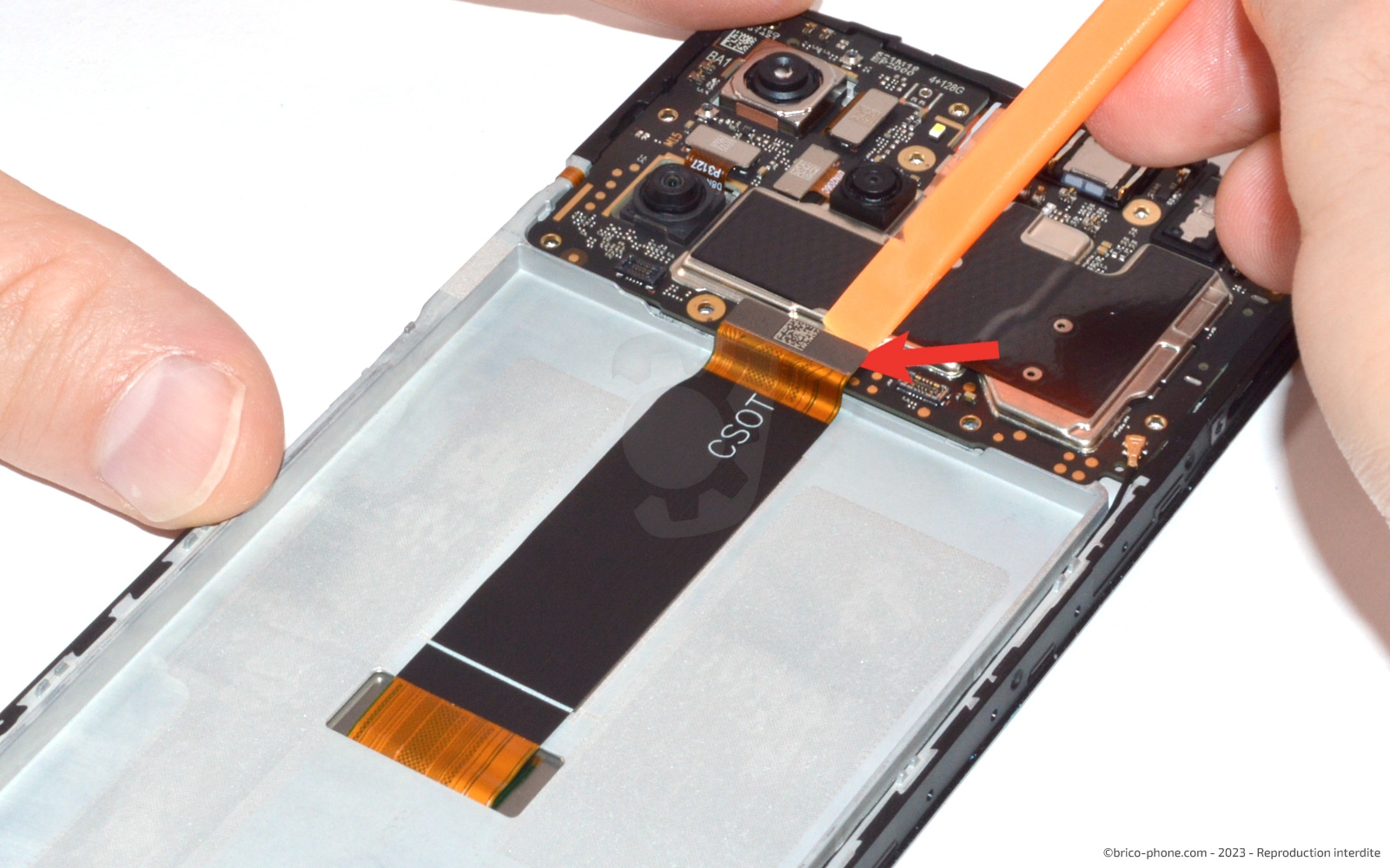 Comment changer le bloc écran sur Redmi 12 (4G et 5G) photo 1