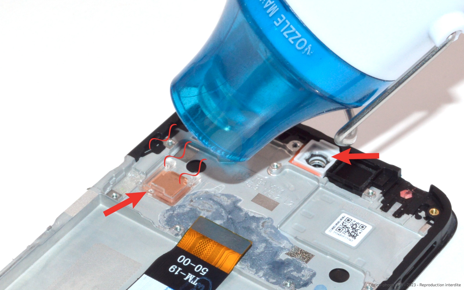 Comment changer le bloc écran sur Redmi 12 (4G et 5G) photo 1
