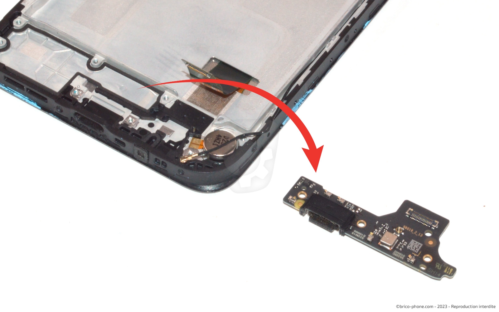 Comment changer le bloc écran sur Redmi 12 (4G et 5G) photo 4