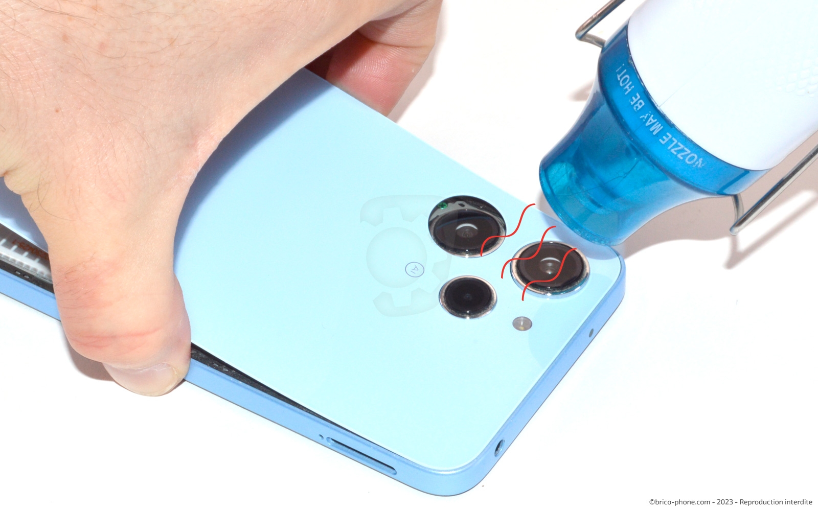 Comment changer le bloc écran sur Redmi 12 (4G et 5G) photo 2