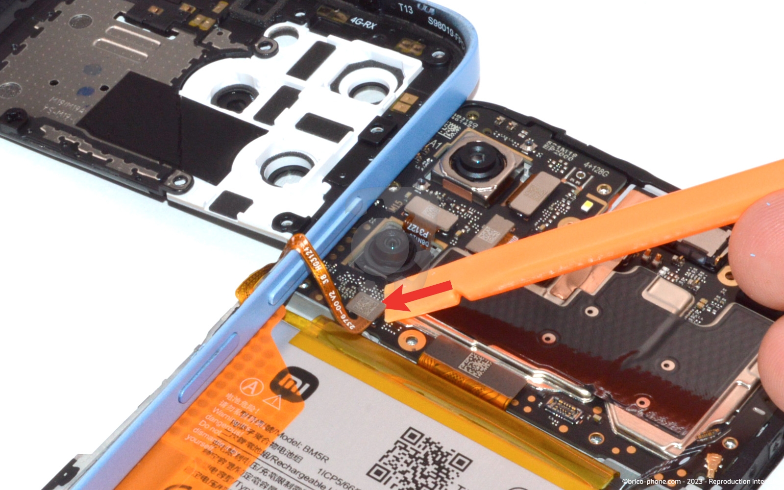 Comment changer le bloc écran sur Redmi 12 (4G et 5G) photo 3