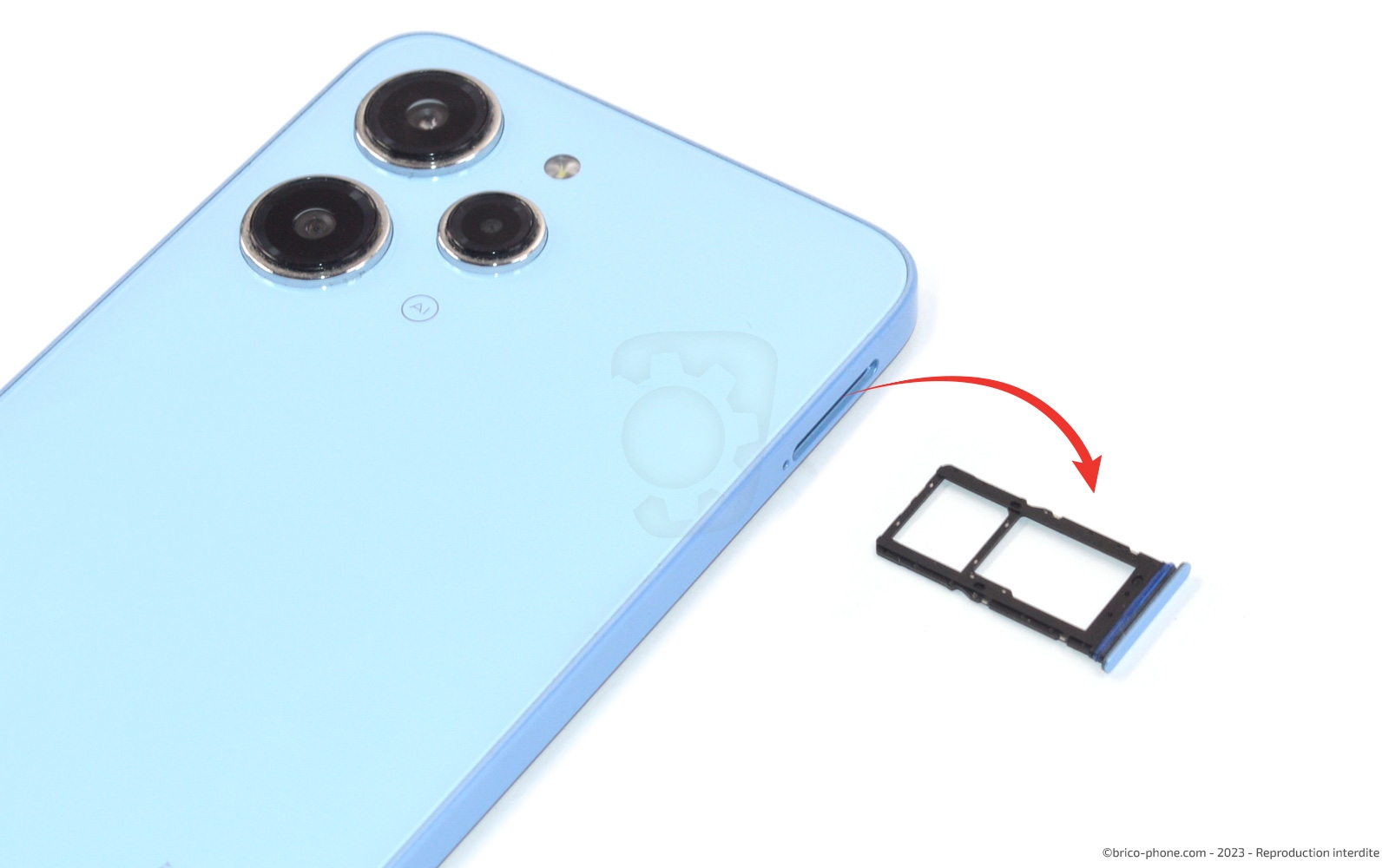 Comment changer le bloc écran sur Redmi 12 (4G et 5G) photo 3