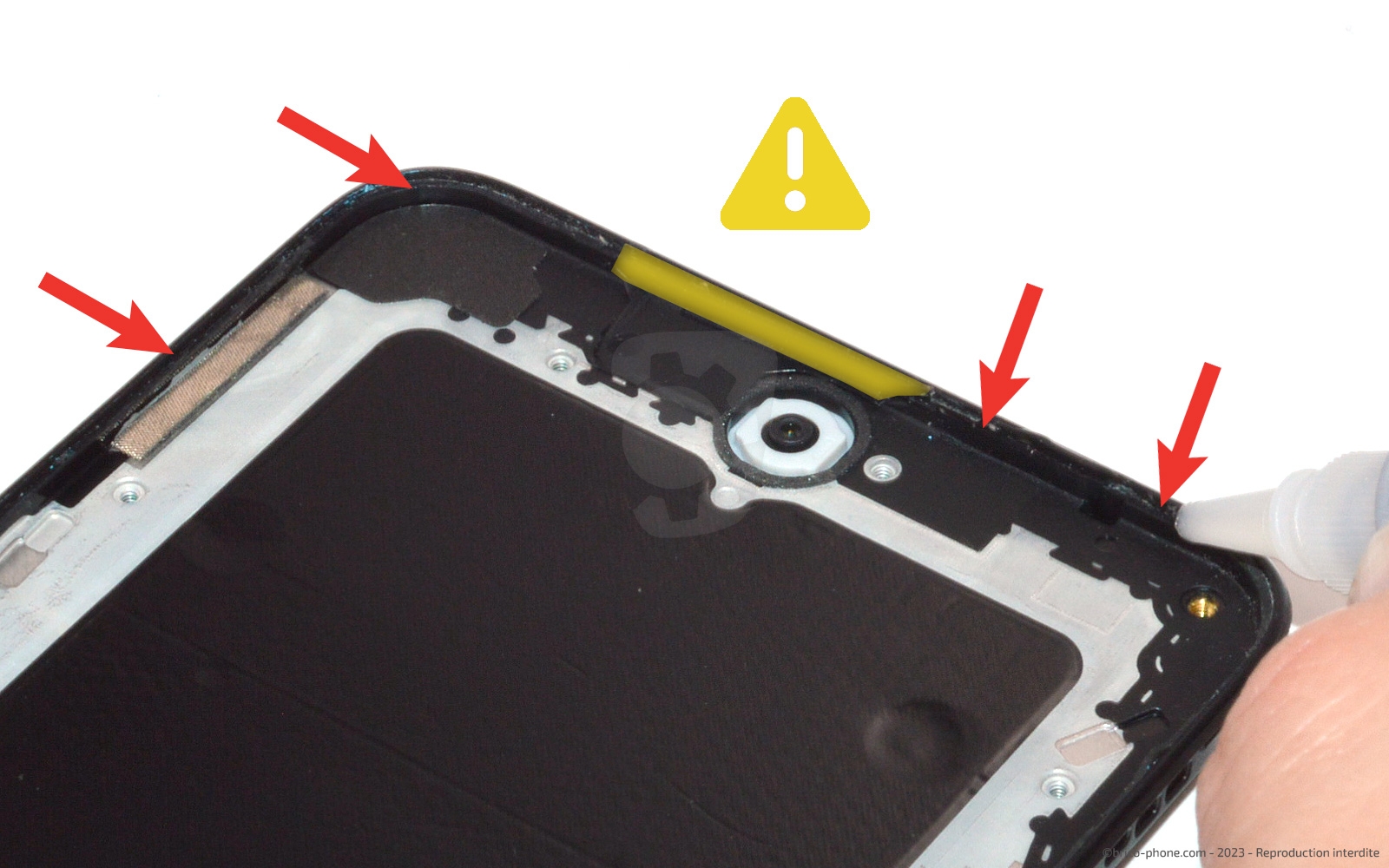 Comment changer le bloc écran sur Redmi 12 (4G et 5G) photo 2