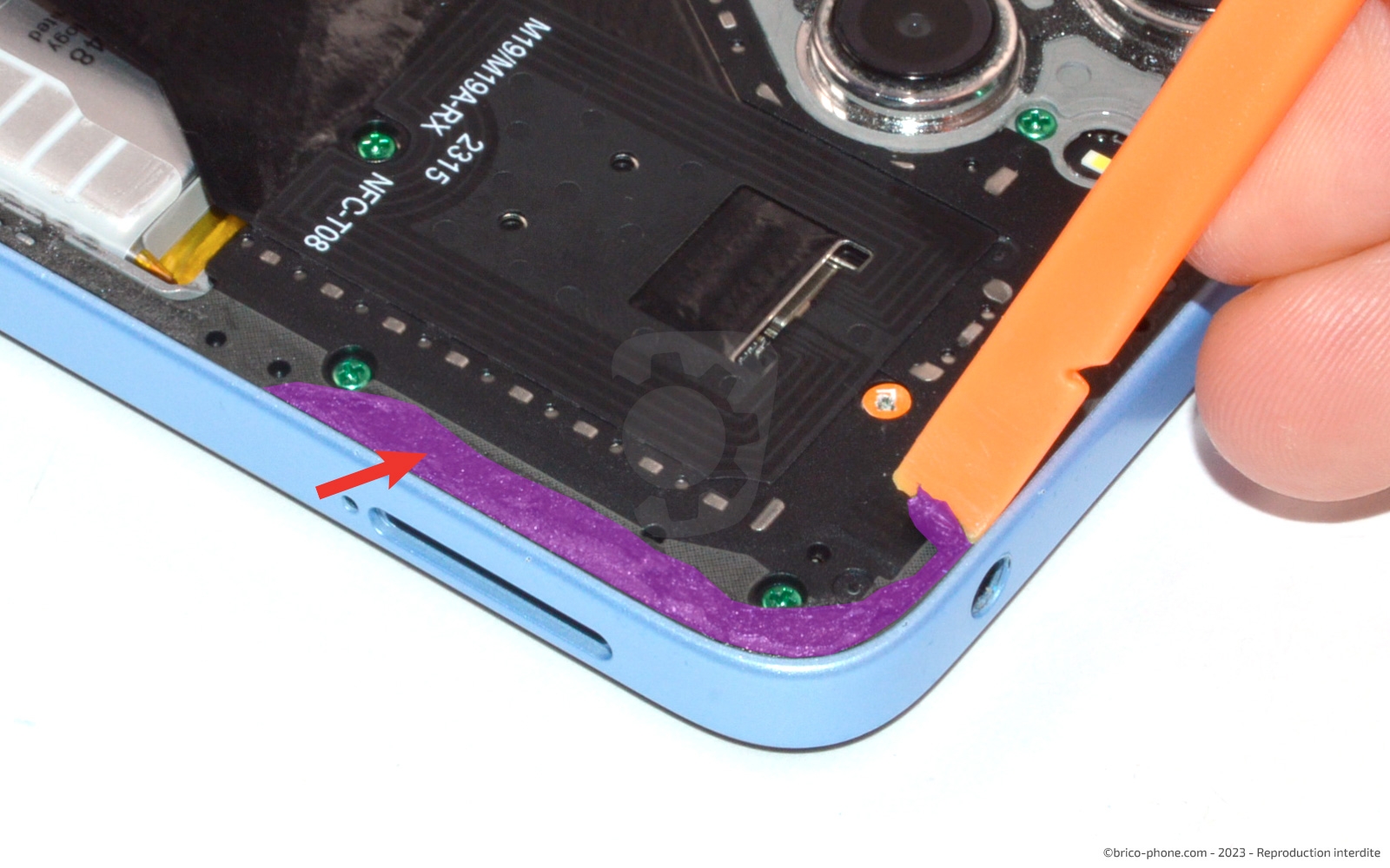 Comment changer le bloc écran sur Redmi 12 (4G et 5G) photo 1