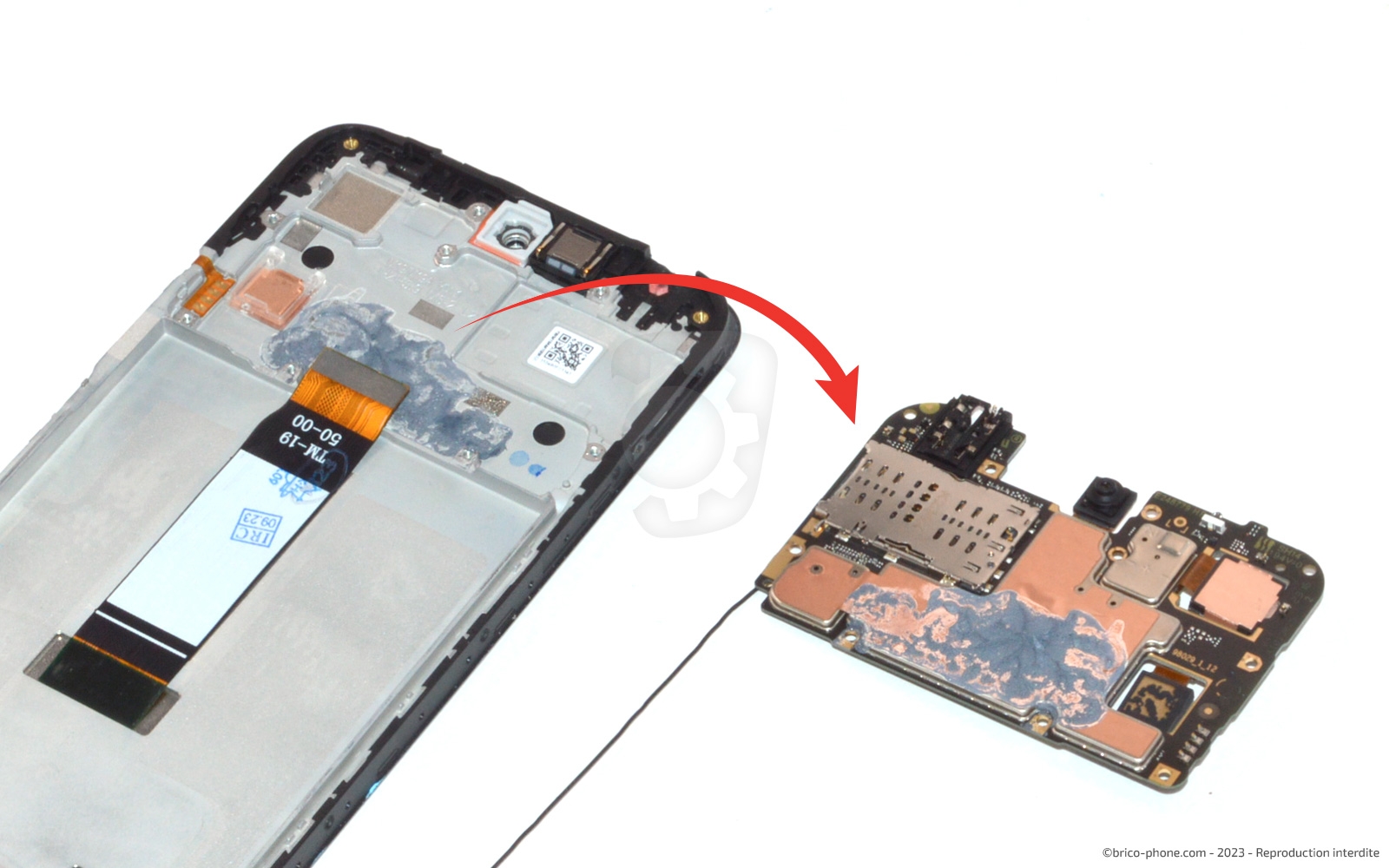 Comment changer le bloc écran sur Redmi 12 (4G et 5G) photo 3
