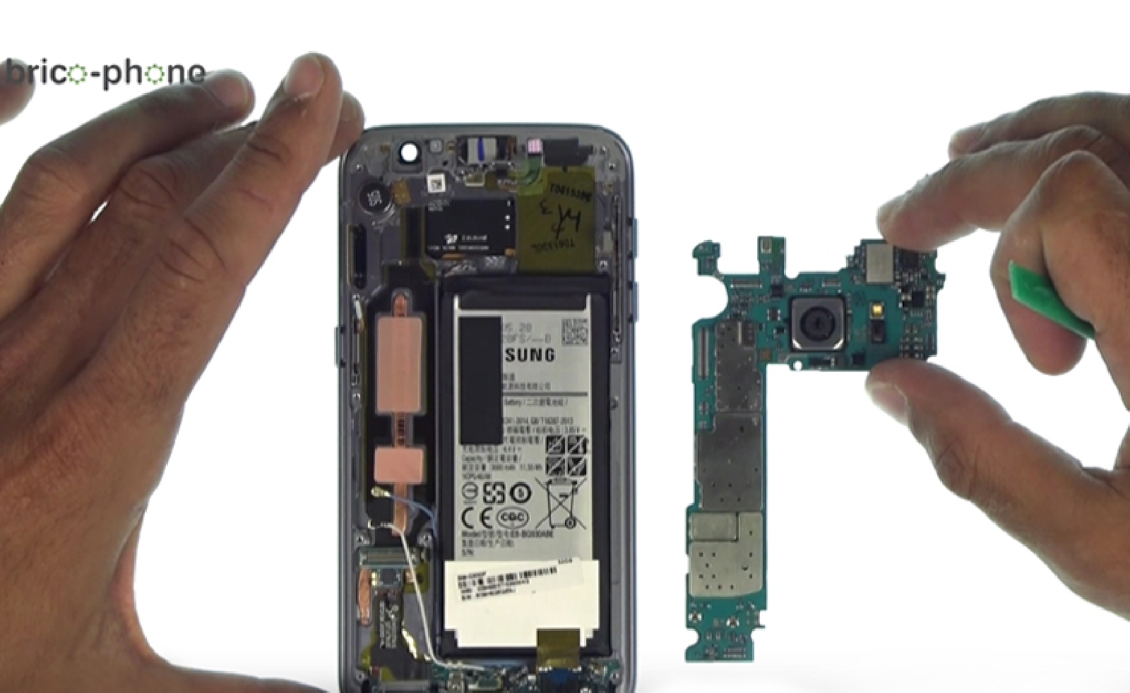 Changement d'écran (vitre+LCD) sur Galaxy S7 photo 3