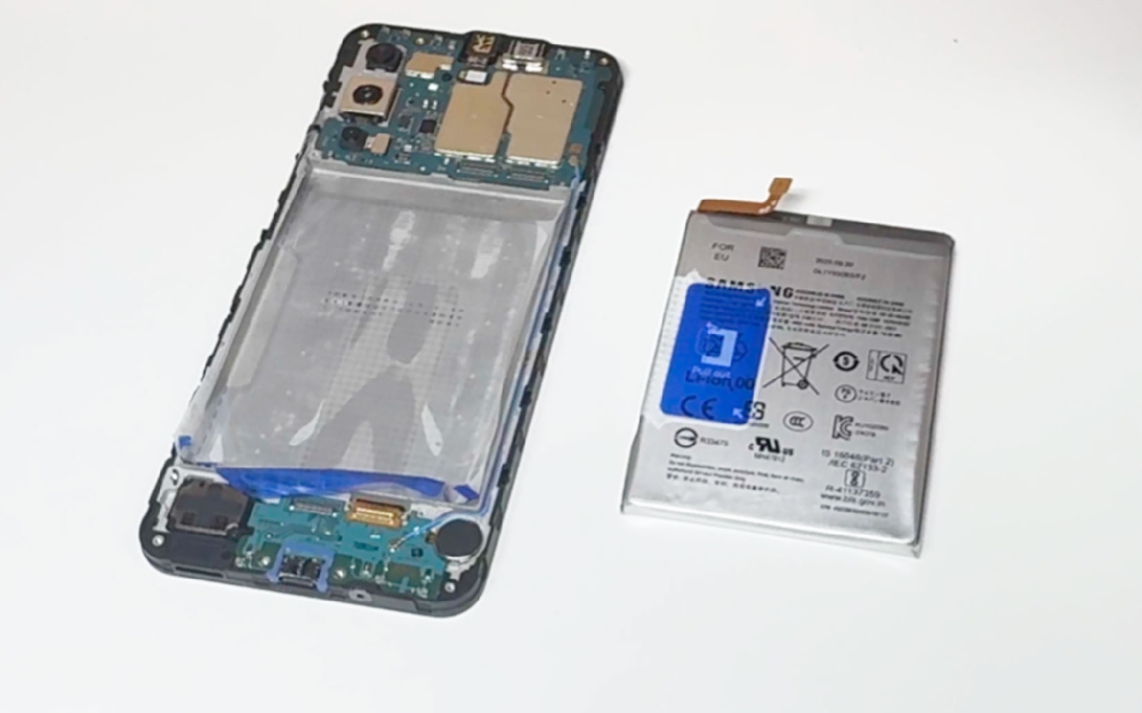 Comment changer la batterie sur Galaxy A17 4G photo 2