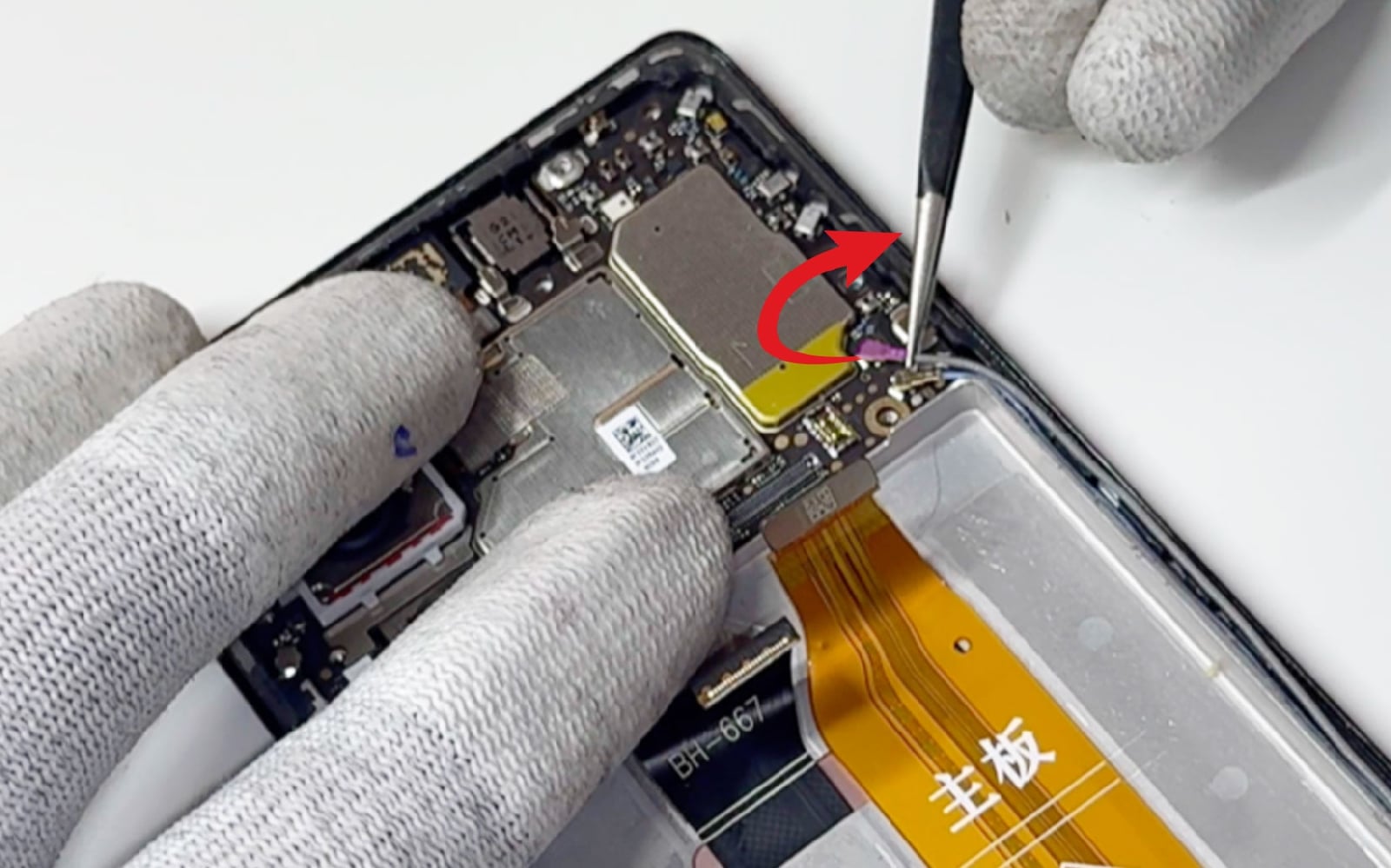 Guide de réparation sur Honor 70 photo 1