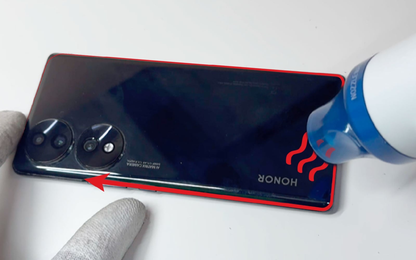 Comment changer l'écran sur Honor 70 photo 2