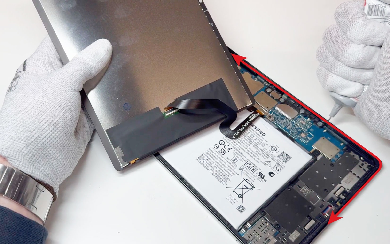 Comment changer l'écran seul sur Galaxy Tab A8 10.5 (SM-X200/SM-X205) photo 1