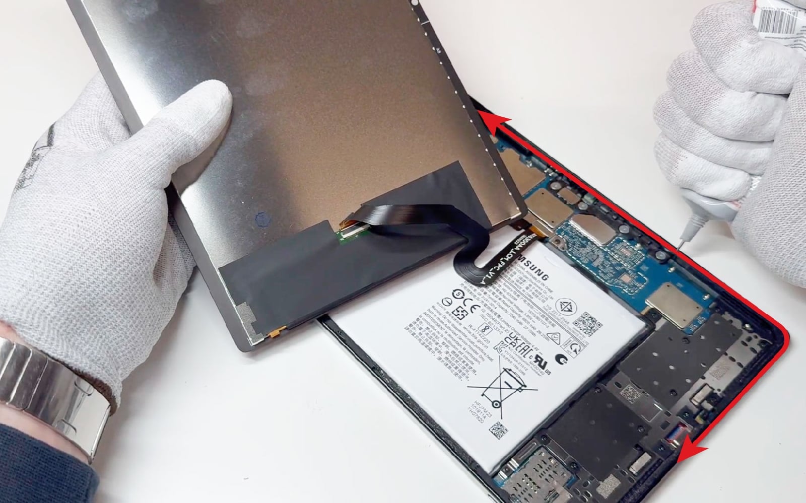 Comment changer la batterie sur Galaxy Tab A8 10.5 (SM-X200/SM-X205) photo 1