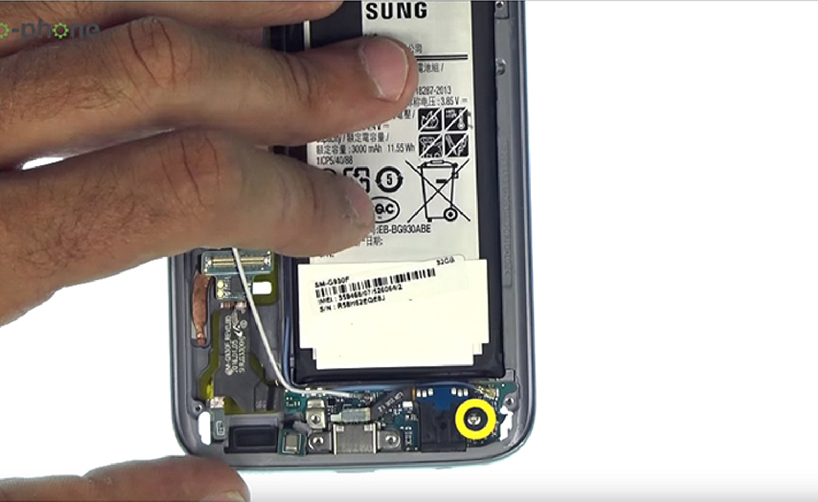 Changement du connecteur de charge sur Galaxy S7 photo 1