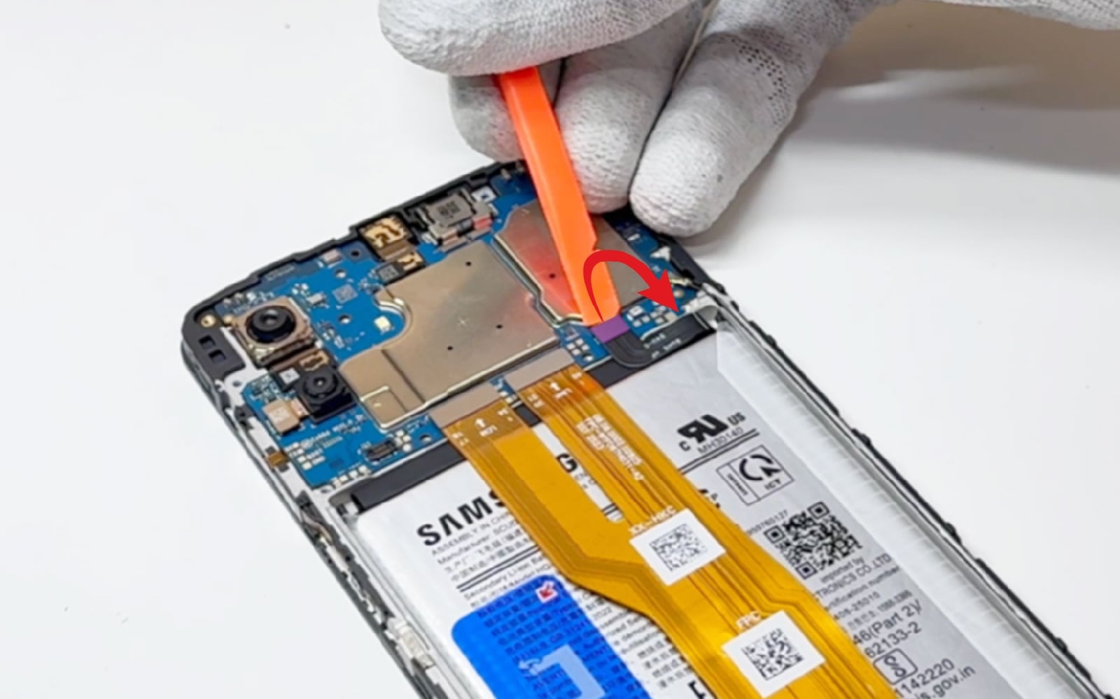 Comment changer le bloc écran sur Galaxy A07 4G photo 2