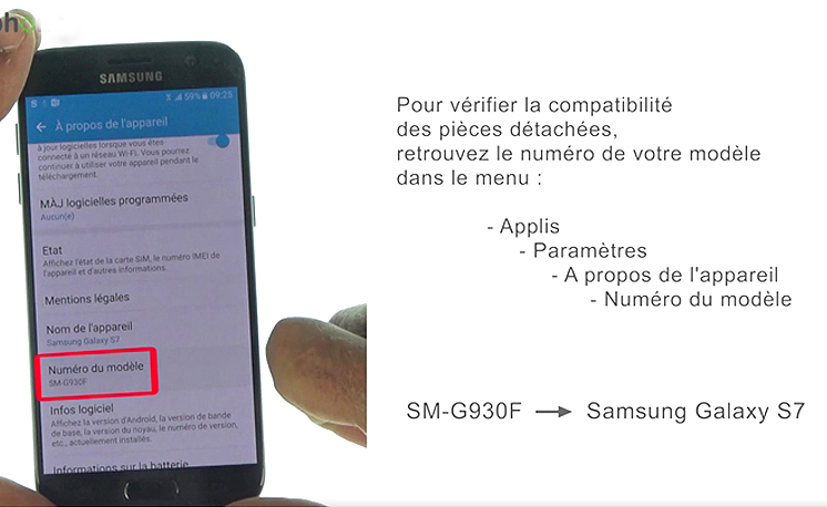 Changement de batterie sur Galaxy S7 photo 1