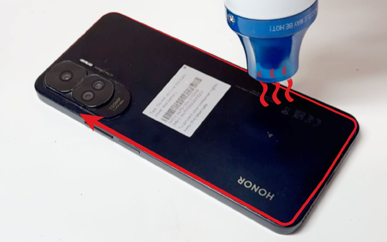 Comment changer le bloc écran sur Honor 90 Lite photo 2